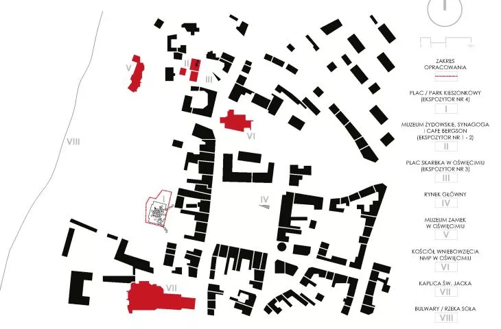 PP07-Park pamięci Wielkiej Synagogi w Oświęcimiu