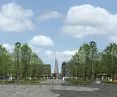 Visualization of the reconstruction of Liberty Square