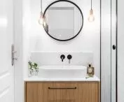 Apartment in Old Ochota, bathroom interior
