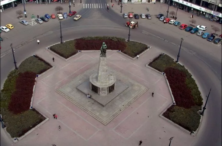 Liberty Square in Lodz, 2003
