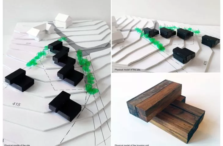Projekt Euro Home, model fizyczny zagospodarowania terenu