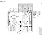Projekt Euro Home, rzut parteru koncepcja