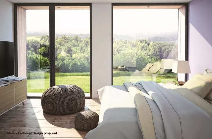 Projekt Euro Home, wizualizacja sypialni