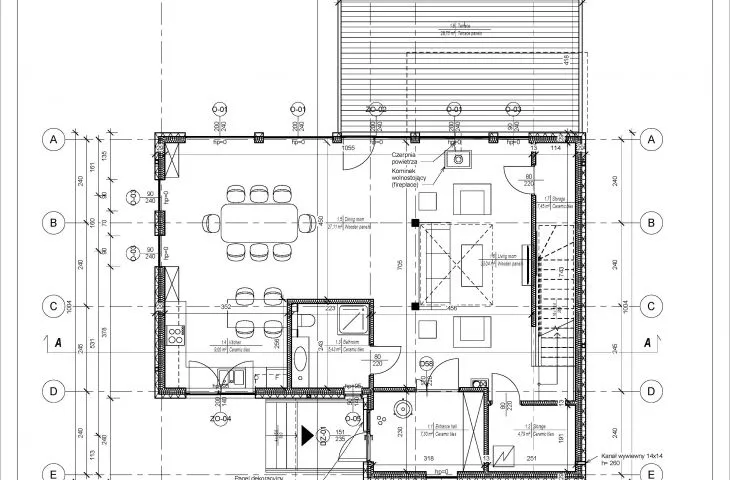 Projekt Euro Home, rzut parteru
