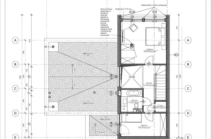 Projekt Euro Home, rzut pierwszego piętra
