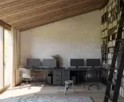 office with two computer workstations