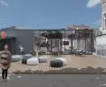 Square intended for cultural activities