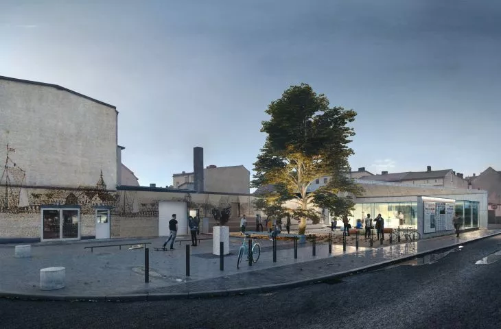 Visualization from H. Sawicka Street