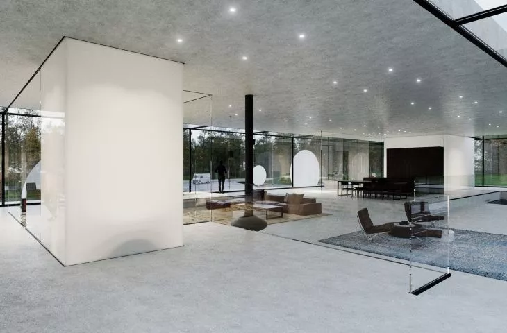 House Wide Shut, walls can be matted