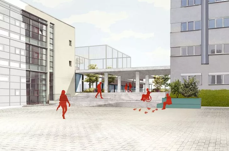 competition project for the European University Viadrina in Frankfurt (Oder)