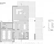 House R, first floor plan