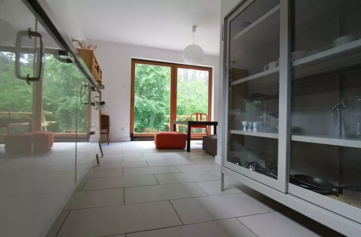 Terra cottage, living room