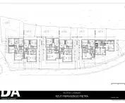Terraced housing in Luxembourg, first floor plan