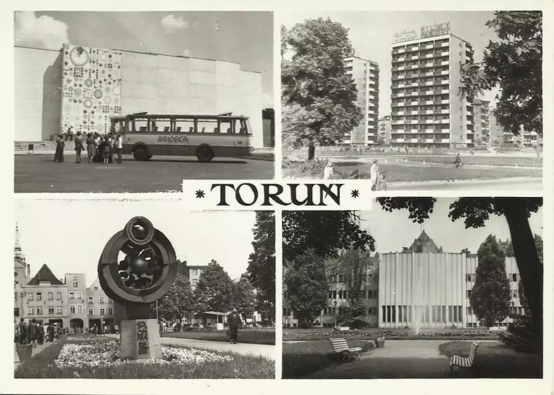 widokówka
z Torunia, lata 70.