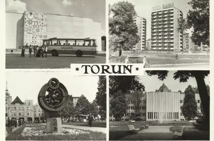 Postcard from Toruń, 1970s.