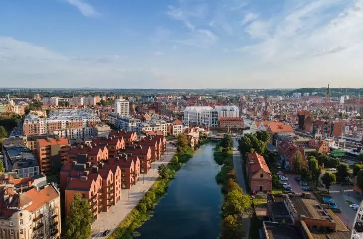 Riverview estate in Gdansk