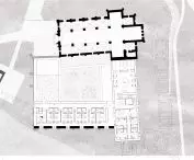 Projekt centrum rekolekcyjnego w Sulejowie, rzut piętra