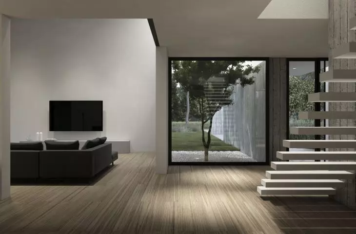 Dom K01, dwukondygnacyjny salon