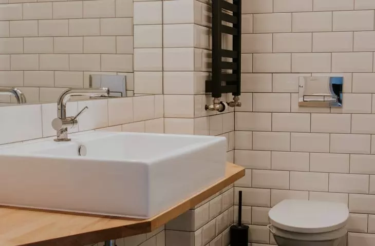 Apartment Noise, bathroom interior
