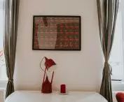 Apartment Noise, original artwork on the walls
