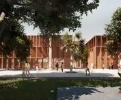 in each section, adequate plots of land are guaranteed for a variety of service developments