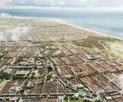 New Kalemie, bird's eye view