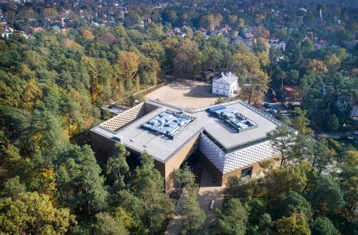 Muzeum Józefa Piłsudskiego, widok z lotu ptaka
