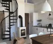 Bright interior of the cottage