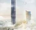 Rotating skyscraper in Warsaw