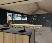 visualization of the kitchen interior