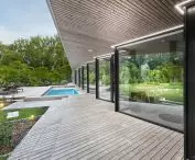 terrace and pool view