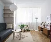 Kitchen connected to living room