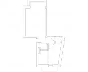 Apartment floor plan before renovation 