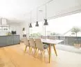 Zehnder ComfoValve Luna S supply air anemostat in the kitchen