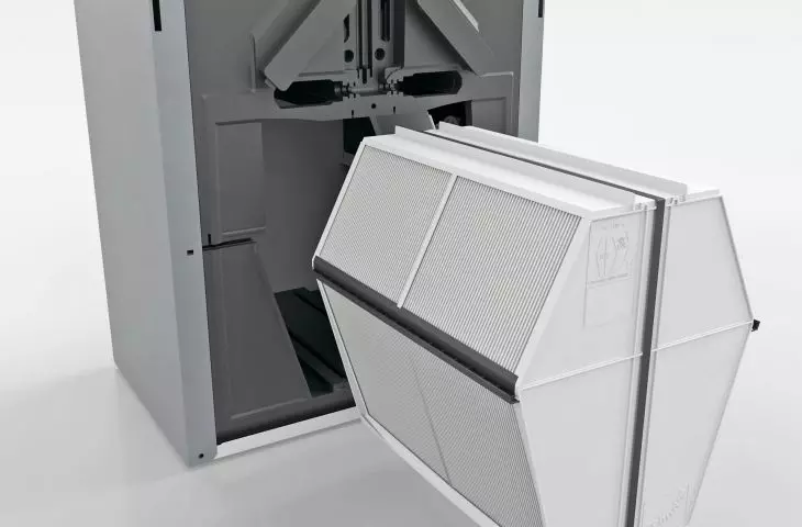Cross-flow counter-flow ERV (enthalpy) exchanger