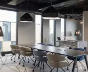 Wnętrza biur Universal-Investments, sala do pracy 