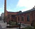 Kompleks biurowo-usługowy Monopolis na terenie dawnej fabryki spirytusu w Łodzi.