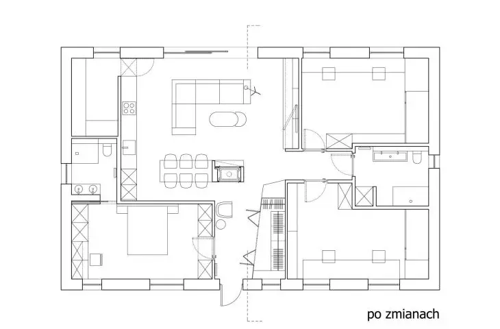house plan after changes