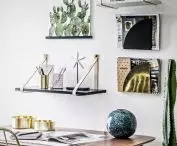 Creative board over desk