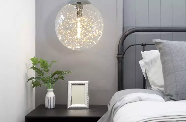 Szklana lampa GLAMOUR