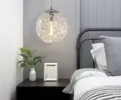 Szklana lampa GLAMOUR