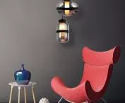 Szklane lampy z podwójnym szklanym abażurem z kolekcji YOKO