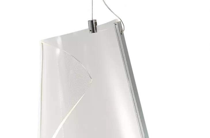 Lampa ze szkła organicznego CORTINA, pionowa