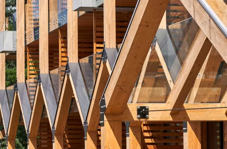 Bachleda Club Residence, the rhythm of the facade
