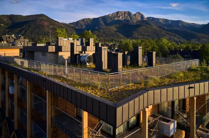 Bachleda Club Residence, green roofs