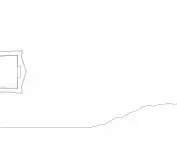 Roof plan of the hotel