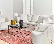 Whites dominate the interior