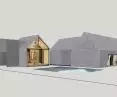 Jura house, glazing of the living area