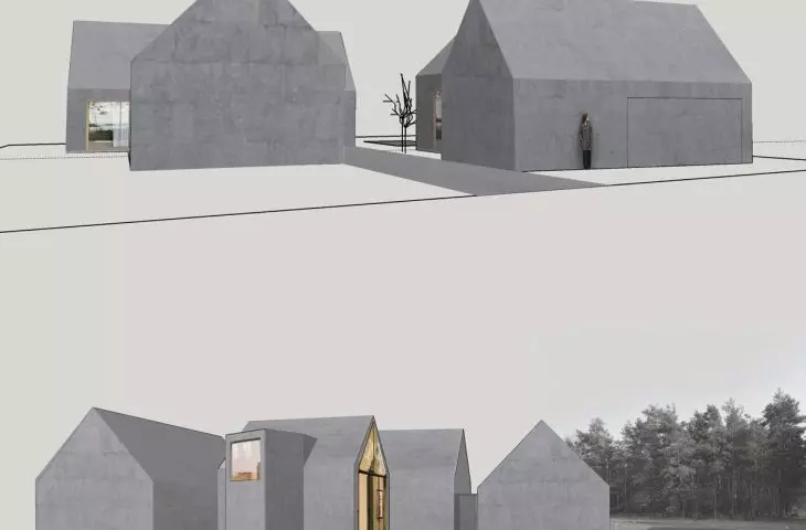 Jura house, elevations