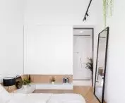 A fragment of a bedroom
